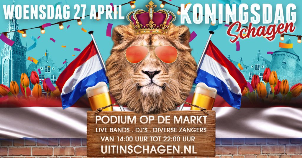 Koningsdag, Schagen, Markt, Programma